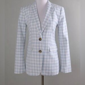 NWT Ann Taylor Plaid Lined Blazer